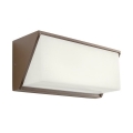Redo 90239 - Iluminação de parede exterior LED SPECTRA LED/17W/230V IP54 castanho