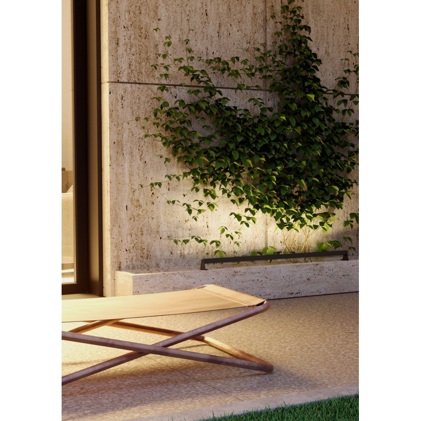 Redo 90242 - Luminária LED para exterior TACK IP65 LED/15W/230V 3000K IP65 antracite