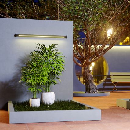 Redo 90242 - Luminária LED para exterior TACK IP65 LED/15W/230V 3000K IP65 antracite