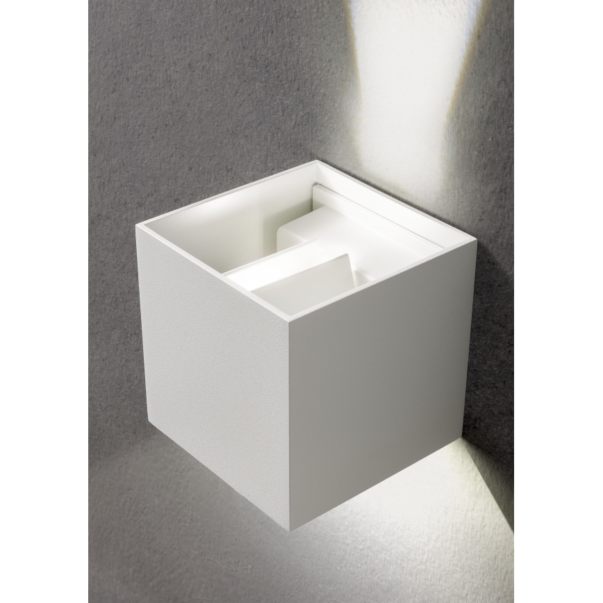 Redo 90294 - Aplique de parede para exterior LED VARY 2xLED/10W/230V 3000K IP54 branco