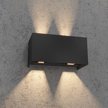 Redo 90302 - Arandela LED para exterior VARY 4xLED/5W/230V 3000K IP54 antracite