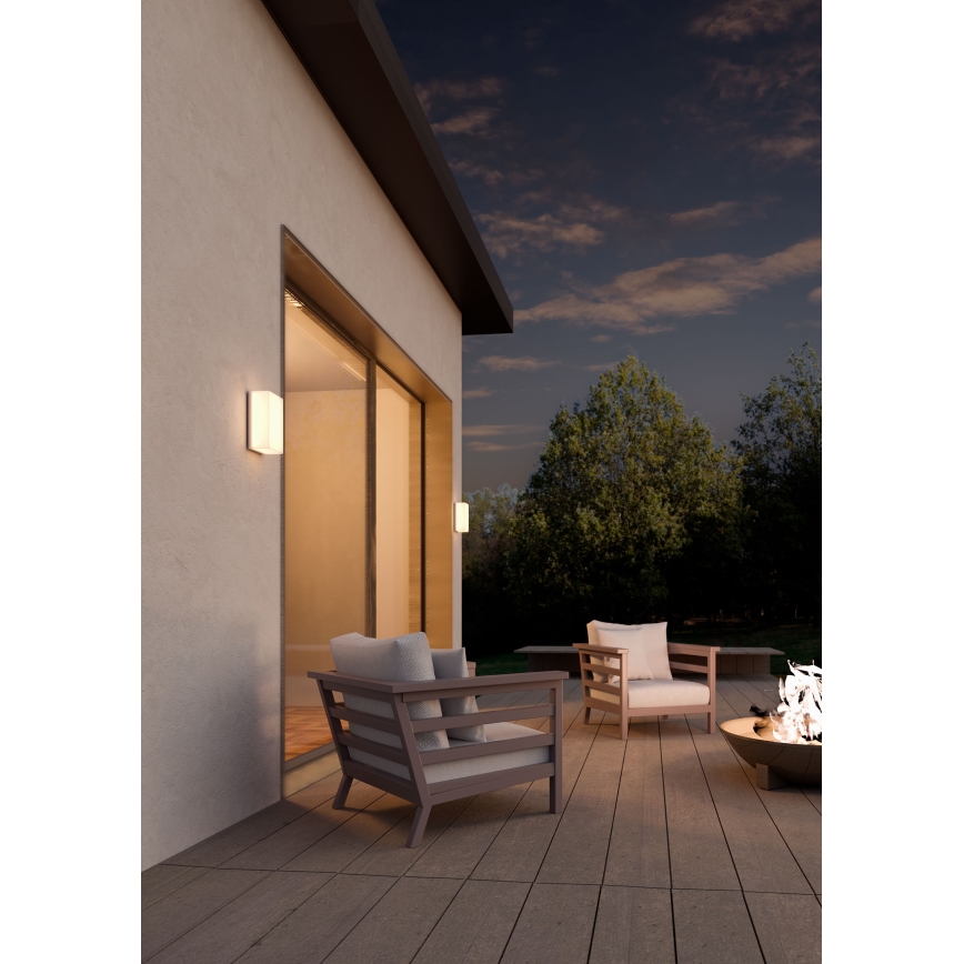 Redo 90321 - Aplique de parede LED para exterior KODIAK LED/5W/230V 4000K 10 cm IP65 branco