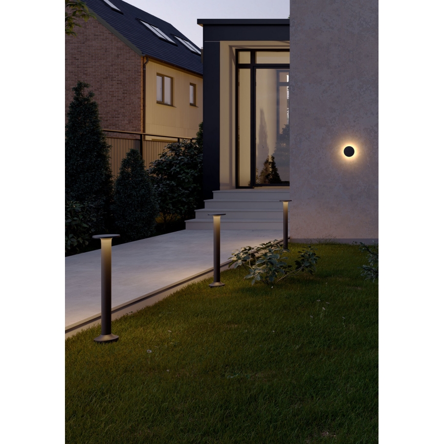 Redo 90369 - Aplique de parede exterior LED AURA LED/8W/230V 3000K IP65 antracite