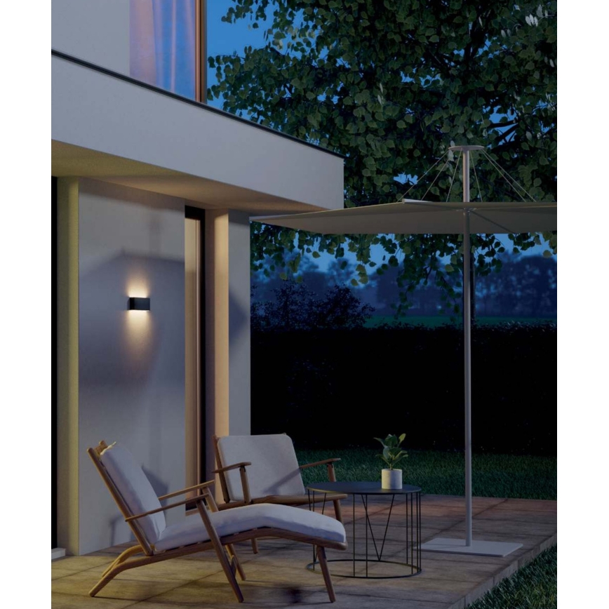 Redo 90377 - Iluminação de parede exterior LED KAMAL LED/4,4W/230V 3000K IP54 castanho