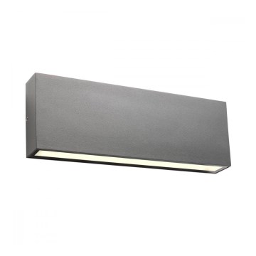 Redo 90388 - Iluminação de parede exterior LED KAMAL LED/15W/230V 3000K IP54 cinzento