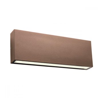 Redo 90389 - Iluminação de parede exterior LED KAMAL LED/15W/230V 3000K IP54 castanho