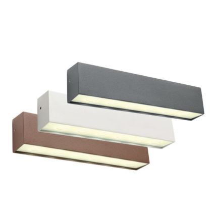 Redo 90395 - Iluminação de parede exterior LED OMNIA LED/12W/230V 3000K IP54 castanho