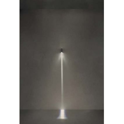 Redo 90416 - Iluminação de parede exterior LED ACE LED/3,36W/230V 4000K IP54 cinzenta