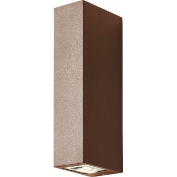 Redo 90424 - Iluminação de parede exterior LED ACE LED/5,84W/230V 4000K IP54 castanho