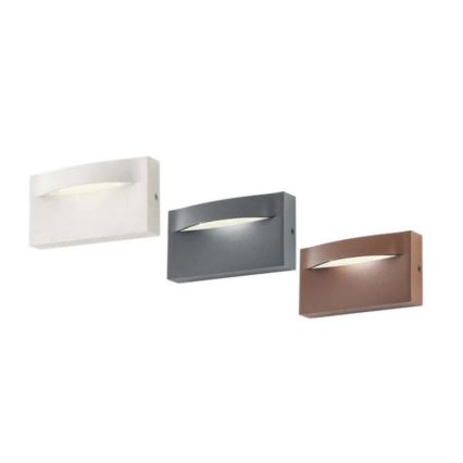 Redo 90425 - Iluminação de parede exterior LED POLIFEMO LED/8W/230V IP65 branco