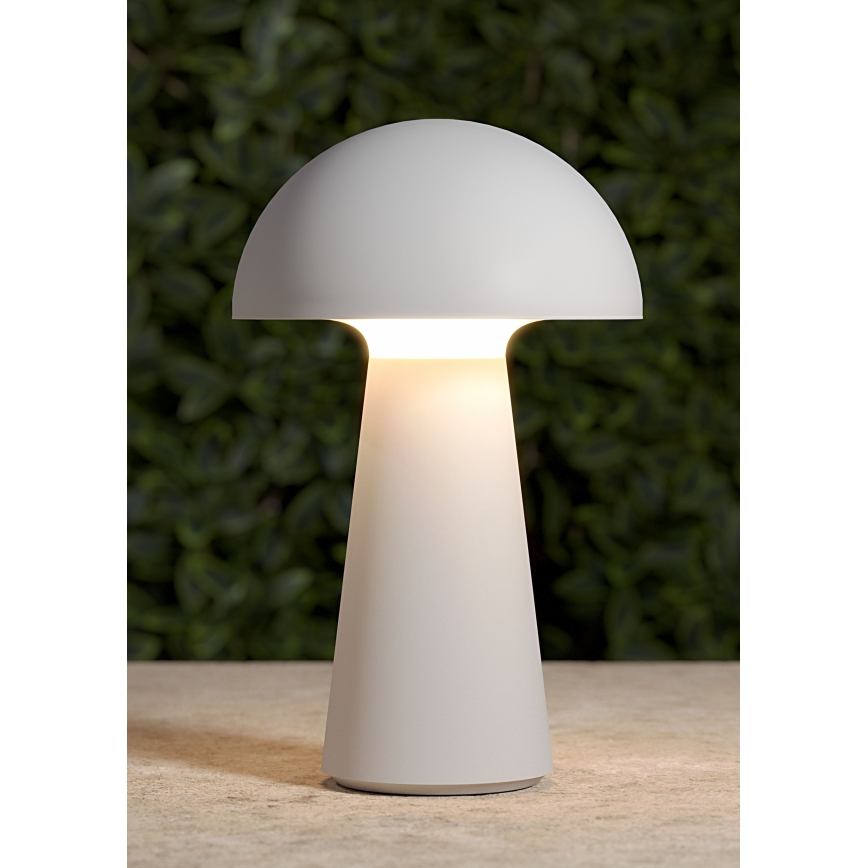 Redo 90438 - Lâmpada LED exterior tátil regulável KIRA LED/4,7W/230V 2200 mAh IP44 branca