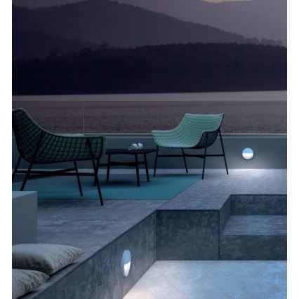 Redo 90472 - Iluminação de parede exterior LED LANDER LED/3W/230V IP54 branco