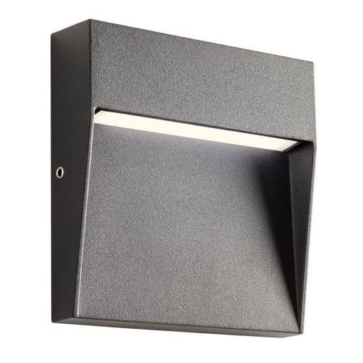Redo 90475 - Iluminação de parede exterior LED LANDER LED/3W/230V IP54 antracite