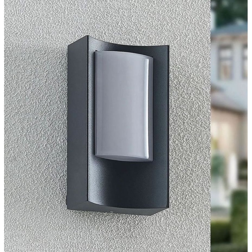 Redo 90483 - Iluminação de parede exterior LED WARP LED/8W/230V 3000K IP44 antracite