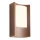 Redo 90484 - Iluminação de parede exterior LED WARP LED/8W/230V 3000K IP44 castanho