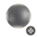 Redo 90500 - Iluminação de parede exterior LED MILESTONE 4xLED/3W/230V IP54 antracite