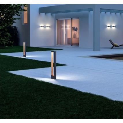Redo 90509 - Candeeiro exterior LED WALD LED/10W/230V IP65 antracite