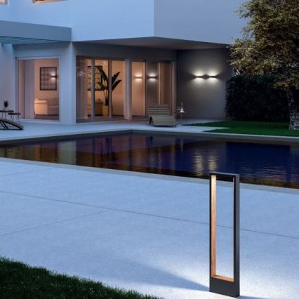 Redo 90509 - Candeeiro exterior LED WALD LED/10W/230V IP65 antracite