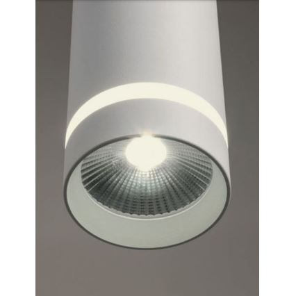 Redo 90513 - Iluminação suspensa exterior LED KLOU LED/9W/230V IP54 branco