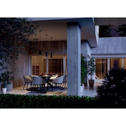 Redo 90514 - Iluminação suspensa exterior LED KLOU LED/9W/230V IP54 antracite