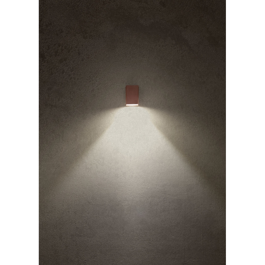 Redo 90528 - Aplique de parede exterior BRIO LED/6W/230V 3000K IP54 castanho