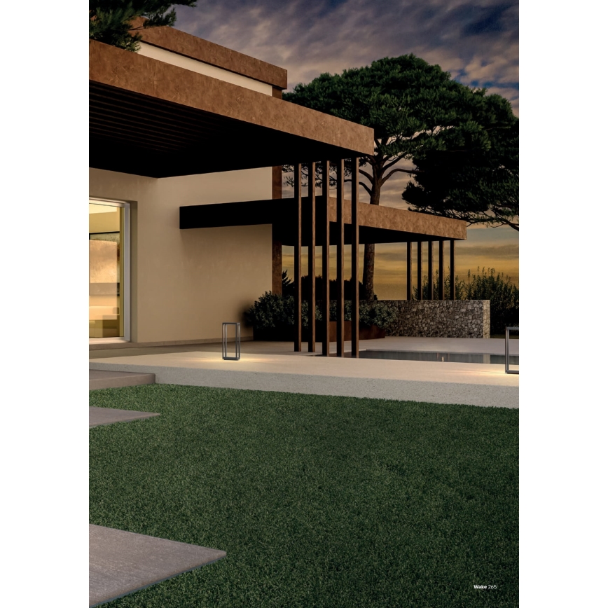 Redo 90580 - Candeeiro de exterior LED WAKE LED/8W/230V 3000K 20 cm IP65 antracite