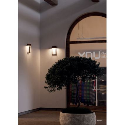 Redo 90603 - Aplique de Parede Exterior STAND LED/20W/230V 3000K CRI 90 IP65 antracite