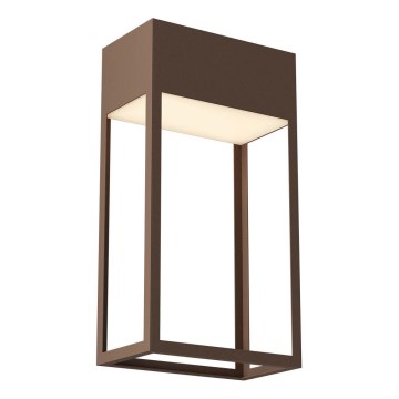 Redo 90604 - Aplique de parede LED para exterior STAND LED/20W/230V 3000K CRI 90 IP65 castanho