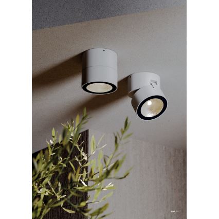 Redo 90626 - Spot exterior SHAFT LED/13W/230V 3000K diâmetro 9 cm IP65 branco