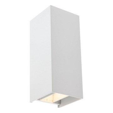 Redo 90635 - Iluminação de parede exterior LED SONNY 2xLED/5W/230V 2200/3000/4000K IP54 branco