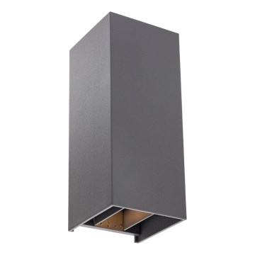 Redo 90636 - Iluminação de parede exterior LED SONNY 2xLED/5W/230V 2200/3000/4000K IP54 antracite