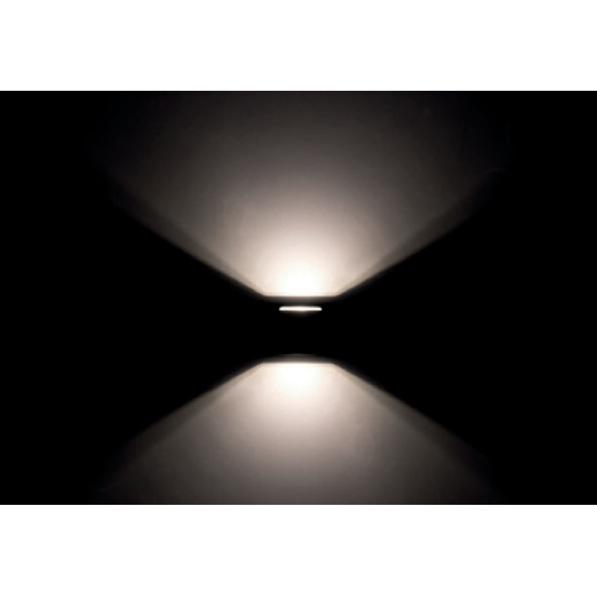 Redo 9065 - Aplique de parede exterior LED BETA 2xLED/6W/230V 3000K IP54 antracite