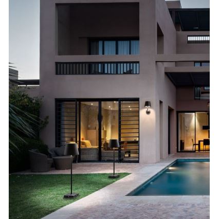 Redo 9127 - Candeeiro exterior LED GIORGIO LED/7W/230V IP65 preto