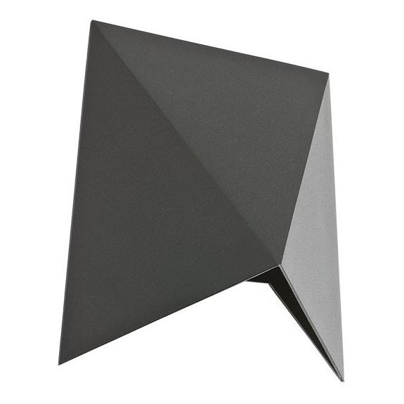 Redo 9518 - Luz de parede LED de exterior KIKO LED/7W/230V IP54 preto antigo