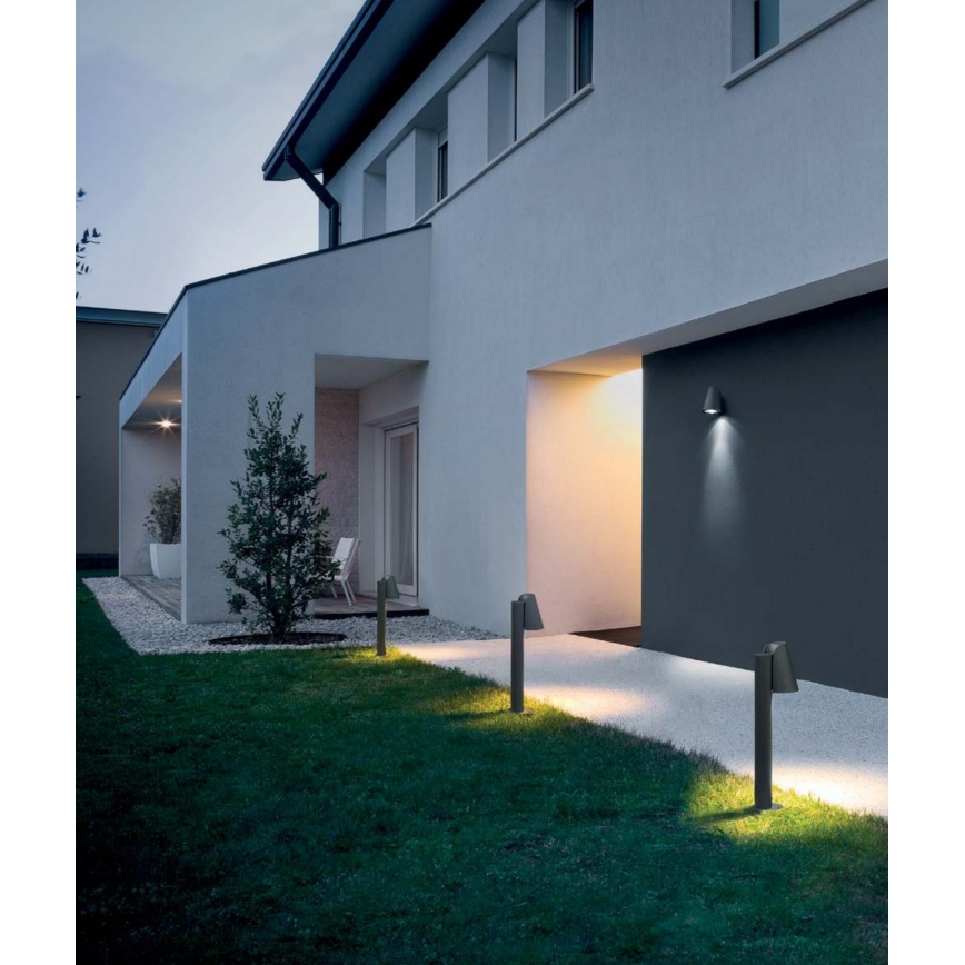 Redo 9529 - Luz de parede ALVAR 1xGU10/35W/230V IP44