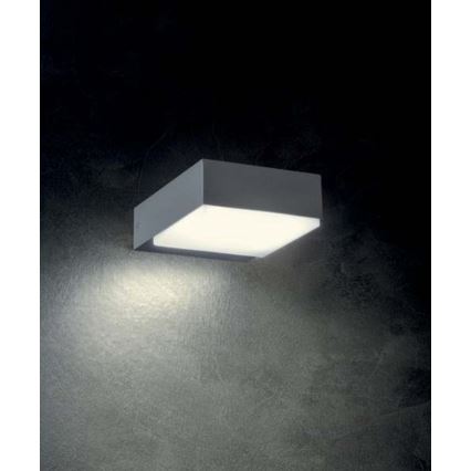 Redo 9560 - Iluminação de parede exterior LED CUBE LED/7W/230V 3000K IP54 antracite
