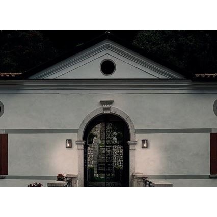 Redo 9577 - Iluminação de parede exterior VISIR 1xE27/42W/230V IP23