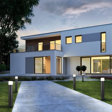 Redo 9682 - Luminária LED de exterior CYCLO LED/9W/230V 2900-3100K 90 cm IP54 antracite