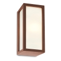Redo 9897 - Luz de parede de exterior BRICK 1xE27/23W/230V IP54