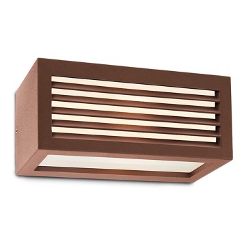 Redo 9899 - Luz de parede de exterior BRICK 1xE27/23W/230V IP54