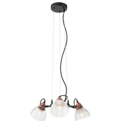 Redo A01-1451 - Abajur de substituição para candeeiro de teto e de pé RIDGE E27 transparente