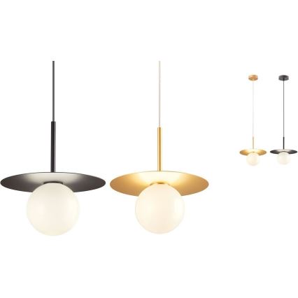 Redo UN1696_1 - Abajur de substituição para chandelier, para candeeiro PLATO diâmetro 10 cm branco