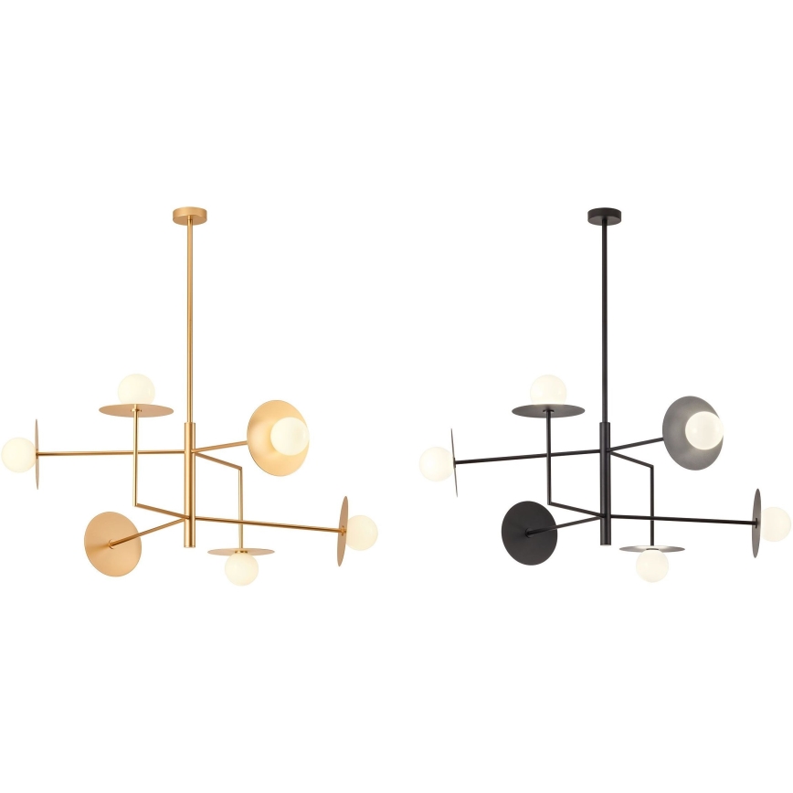 Redo UN1696_1 - Abajur de substituição para chandelier, para candeeiro PLATO diâmetro 10 cm branco