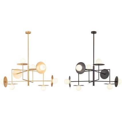 Redo UN1696_1 - Abajur de substituição para chandelier, para candeeiro PLATO diâmetro 10 cm branco