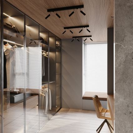 Refletor EYETECH 4xG9/12W/230V preto antigo