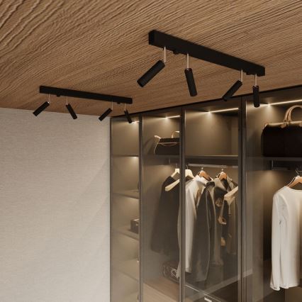 Refletor EYETECH 4xG9/12W/230V preto antigo