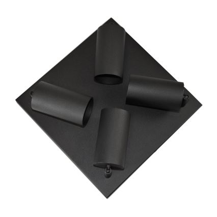 Refletor FARGO 4xGU10/30W/230V preto antigo