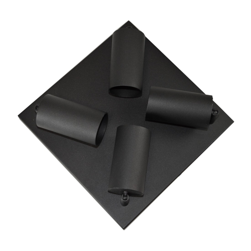 Refletor FARGO 4xGU10/30W/230V preto antigo