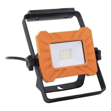 Refletor LED/10W/230V 6500K IP65 laranja/preto