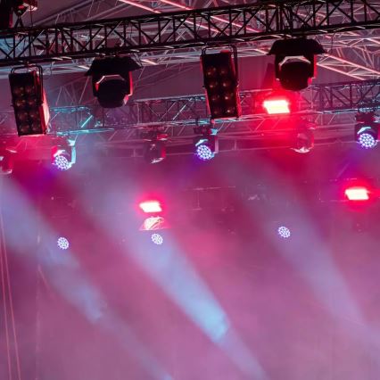 Projetor LED LED/20W/230V IP65 luz rosa